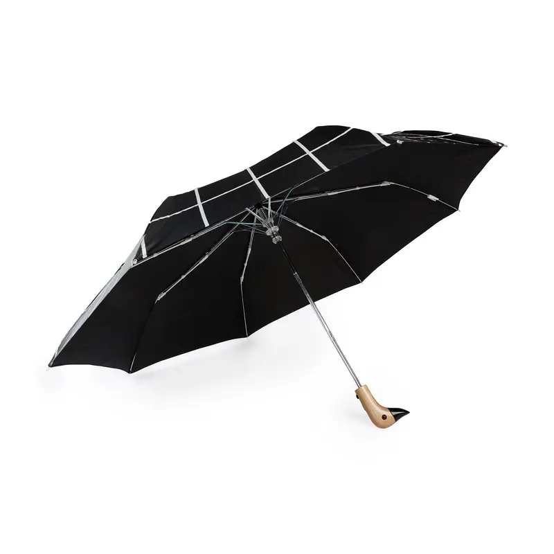 Original Duckhead Recycled Plastic Umbrella - Black Grid