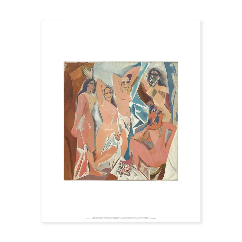Picasso: Les Demoiselles d'Avignon Print