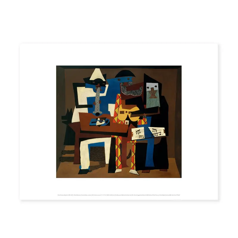 Picasso: Three Musicians Print