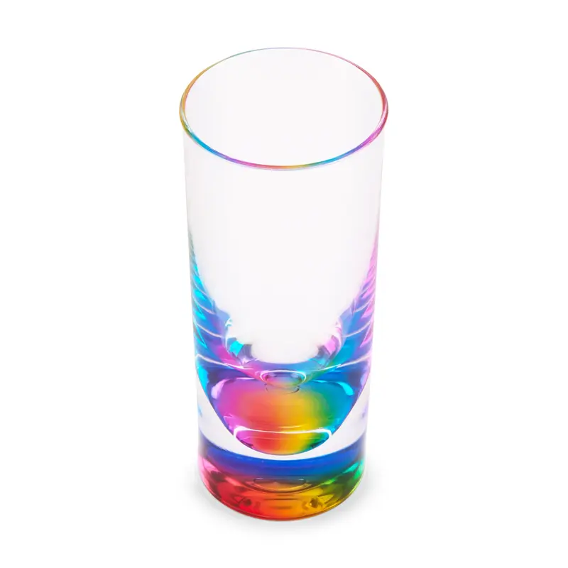 Teardrop Rainbow Acrylic Tumbler