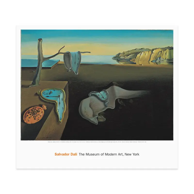 Poster Dali: The Persistence of Memory