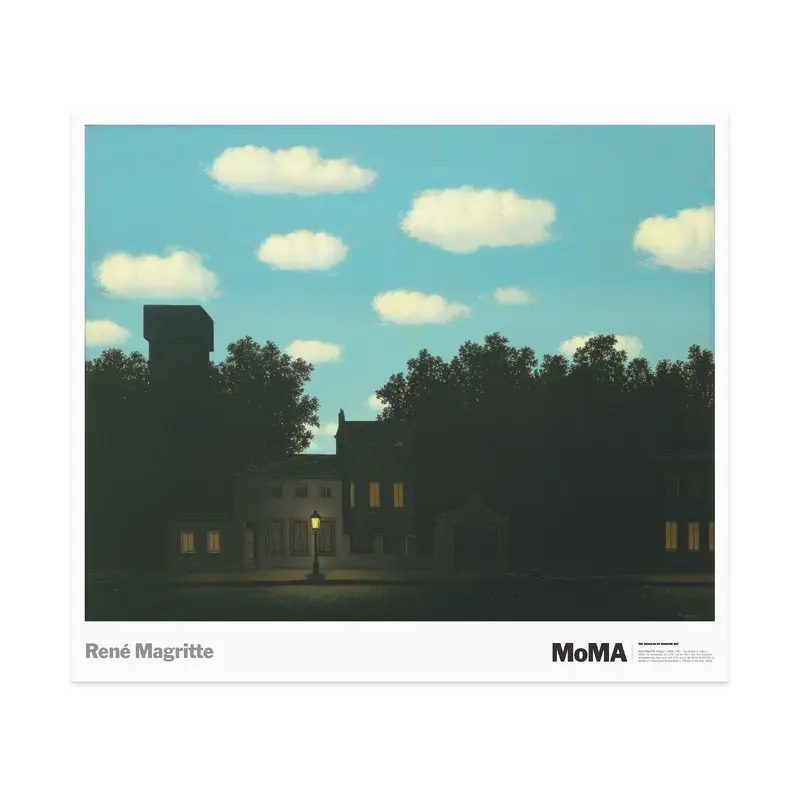 Ren Magritte: The Empire of Light  II Exhibition Poster