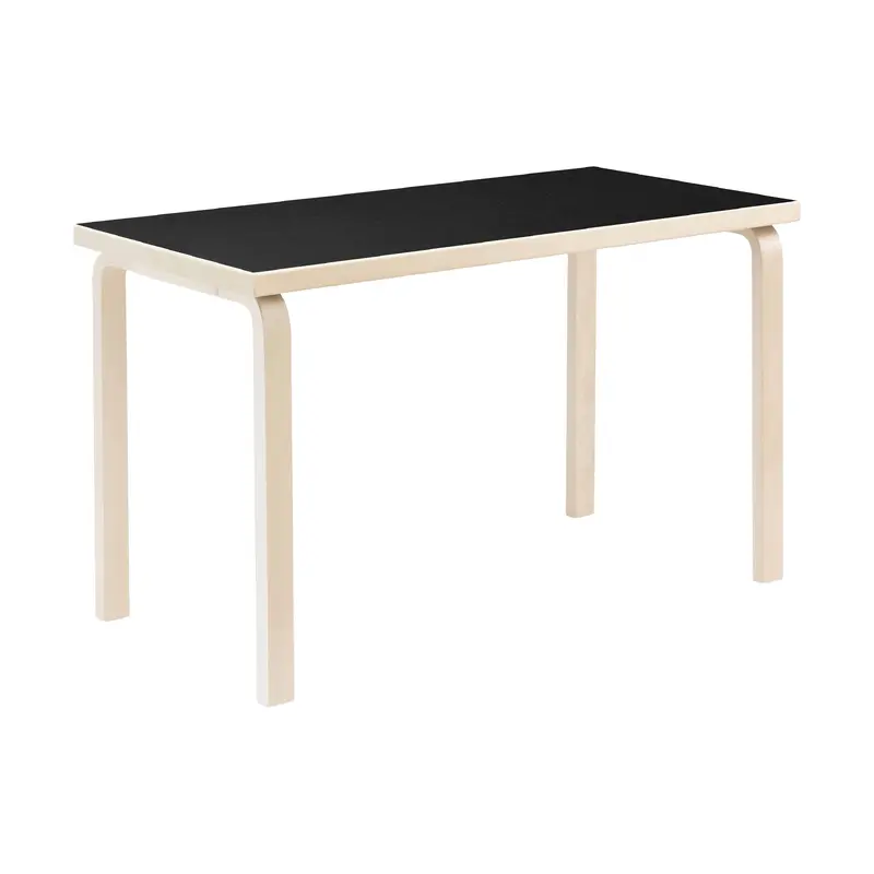 Artek Aalto Rectangular Table 80A - Black