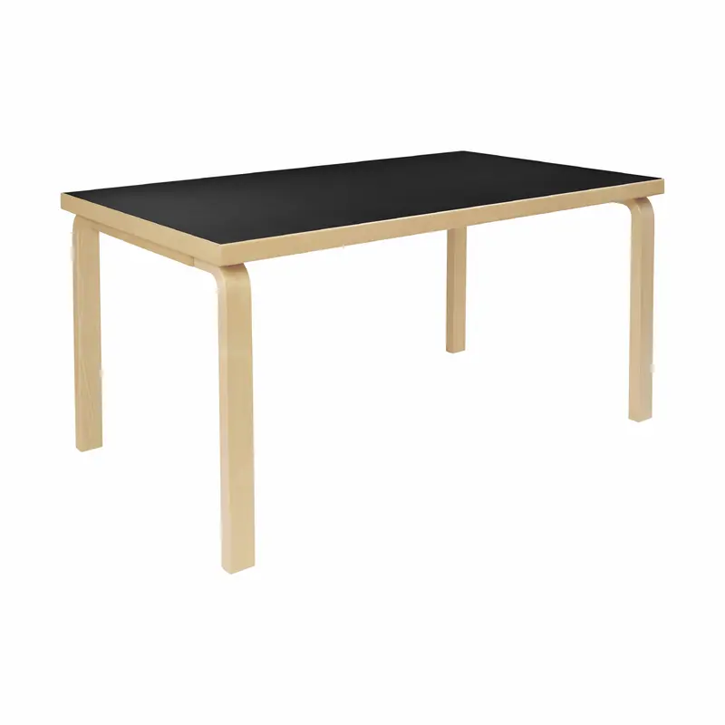 Artek Aalto Rectangular Table 86 - Black