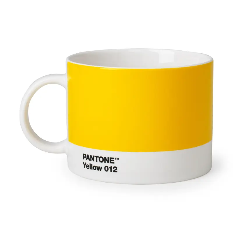 Pantone Wide Tea Cup - Yellow