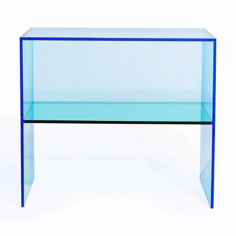 Two-Way Side Table - Blue/ Aqua