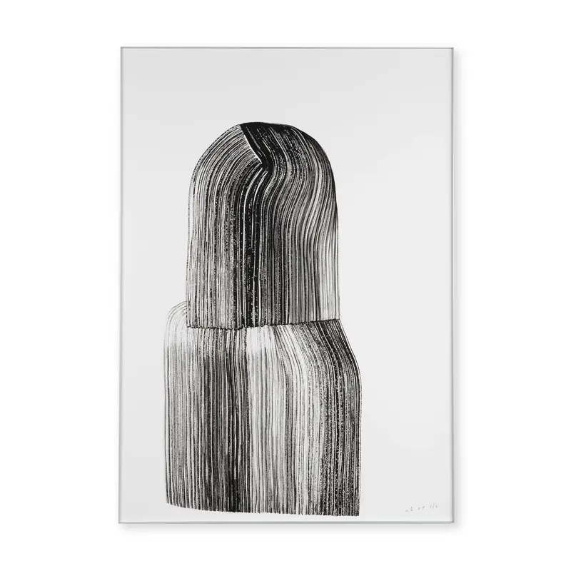 Ronan Bouroullec Black Ink 3 Limited Edition Framed Poster