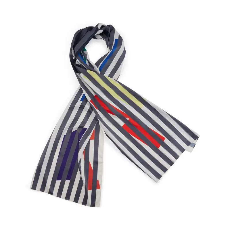 Alejandro Otero Recycled Polyester Colorhythm Scarf