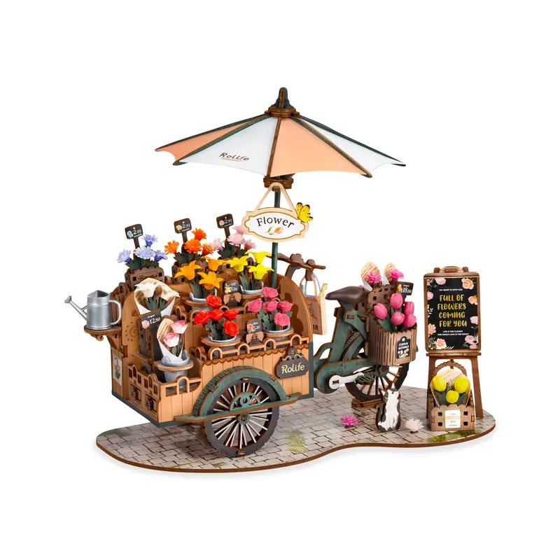 Rolife DIY Blossom Cart 3D Puzzle