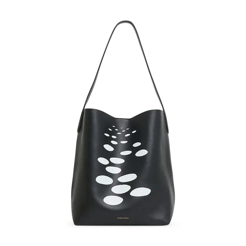 Alexander Calder Mansur Gavriel Everyday Cabas Tote Bag - Dots Black