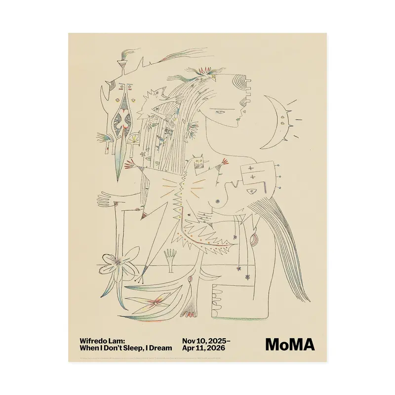 Wilfred Lam Exhibition Poster