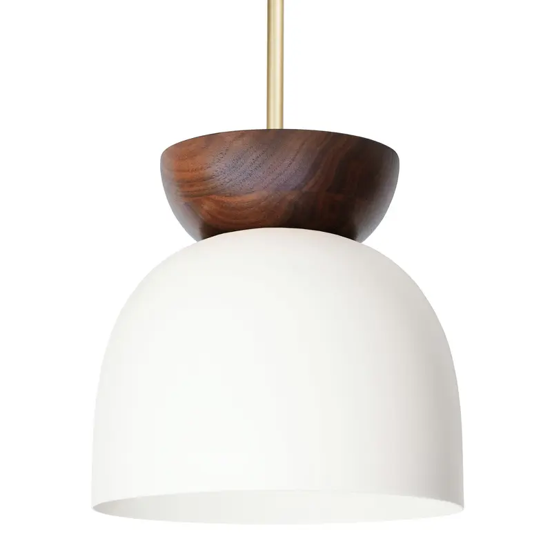 Amlie Luxe Wood 10" Pendant