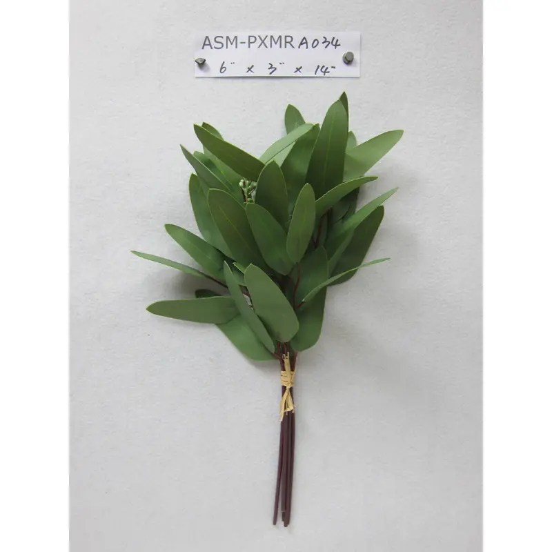 14" Floral & Leaves Bouquet