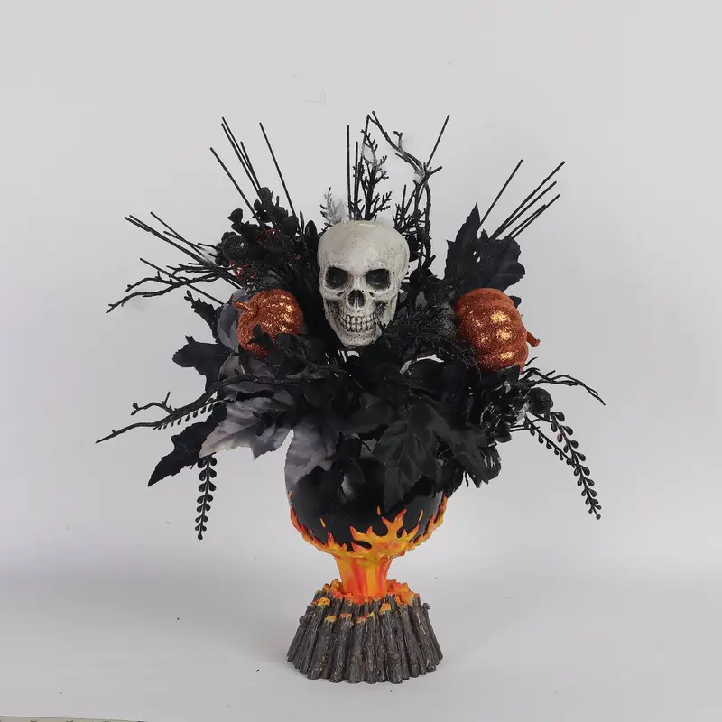 16"H. Halloween Table Top Floral Arrangement