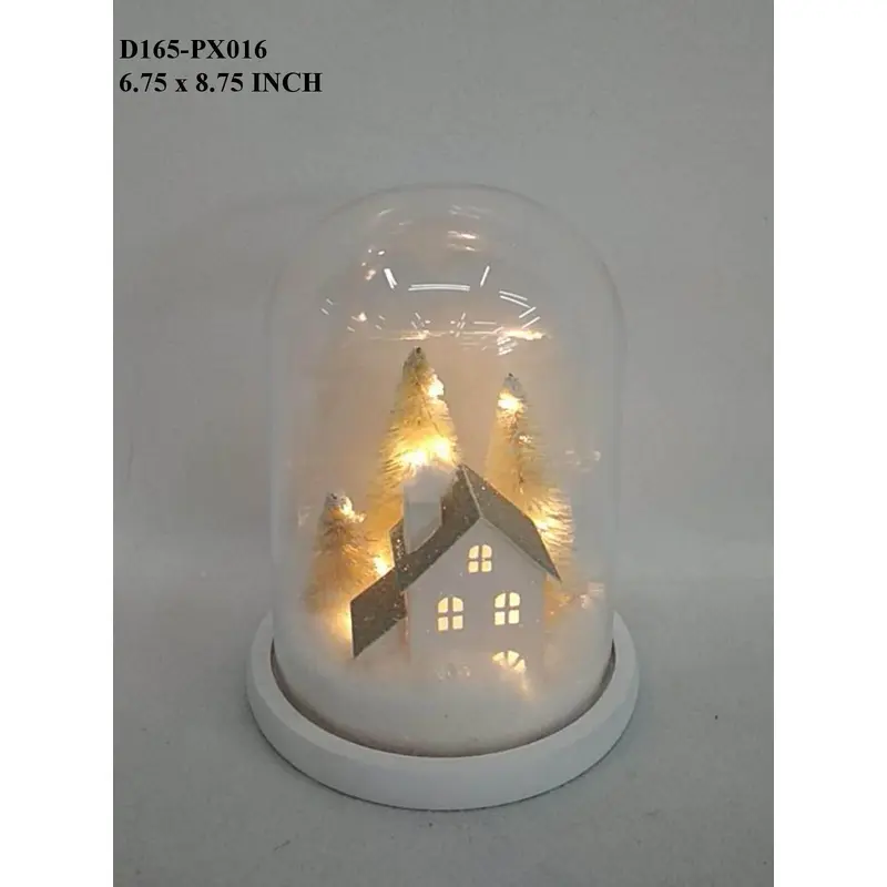 8.5"H. Glass Dome Display