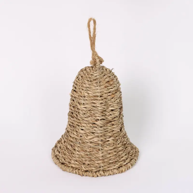 Rattan bell ornament