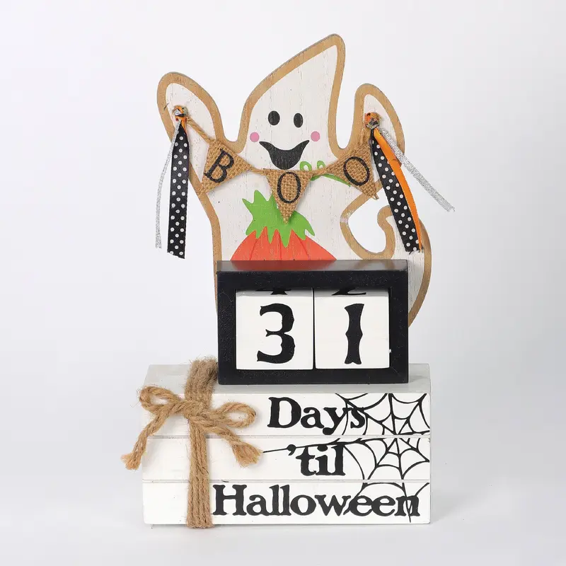 10"H. Halloween Ghost Count Down Calendar