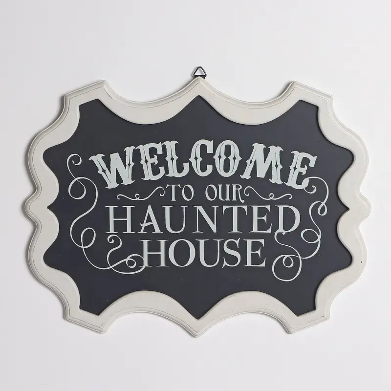 10" Halloween Wood Signage