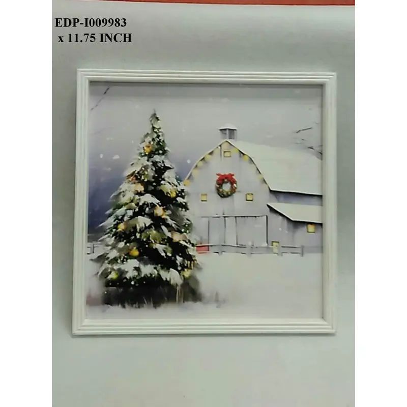 11.75"  Wood Framed Wall decor