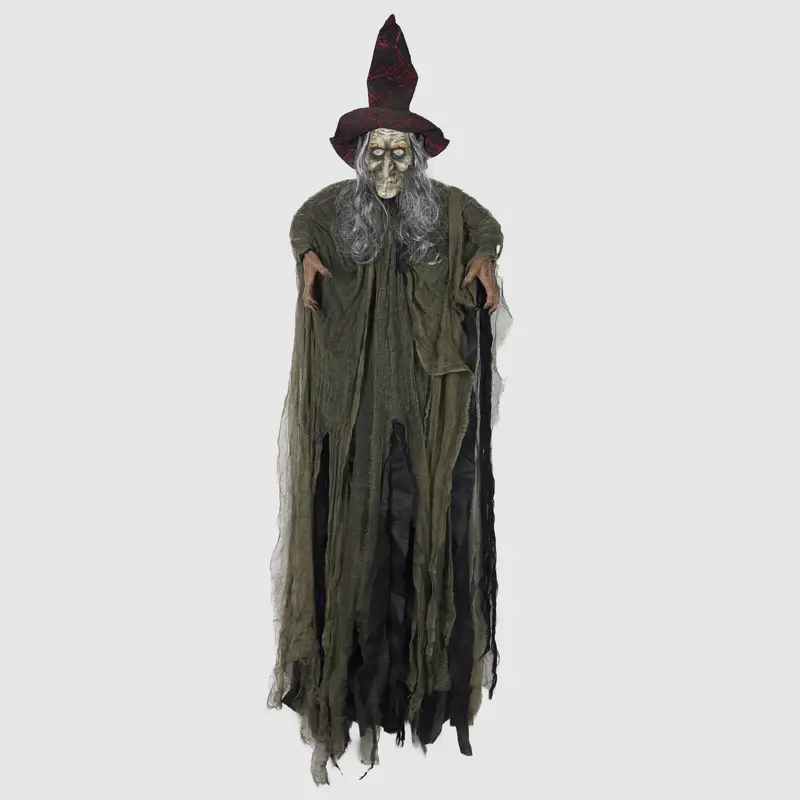 68" Halloween Hanging Dressed Witch