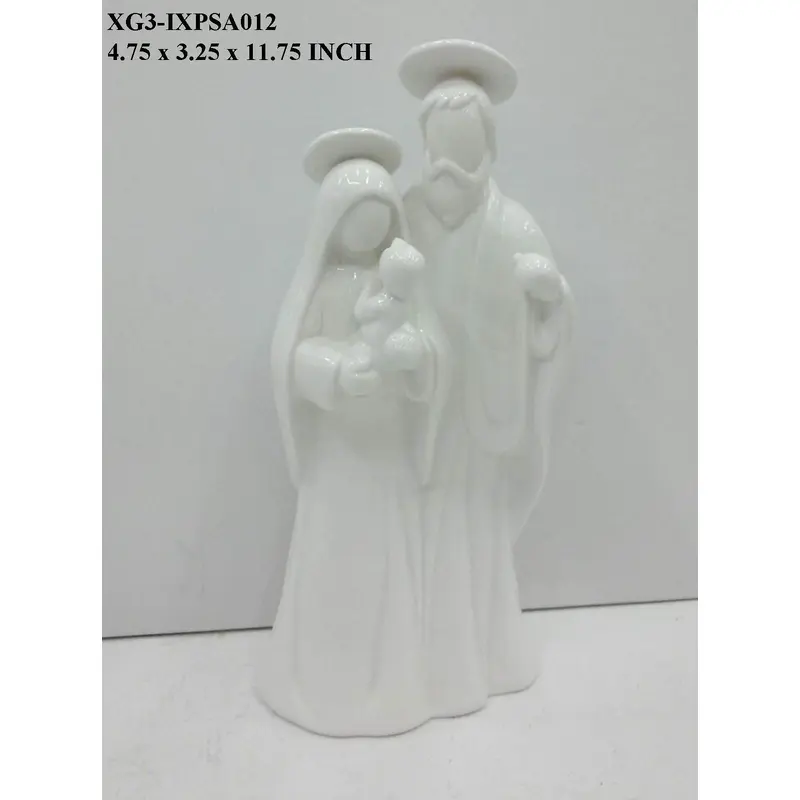 11.75"Polyresin Holy Family