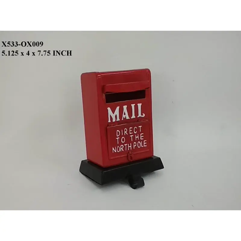 7.75" Santa Mailbox Stocking Holder