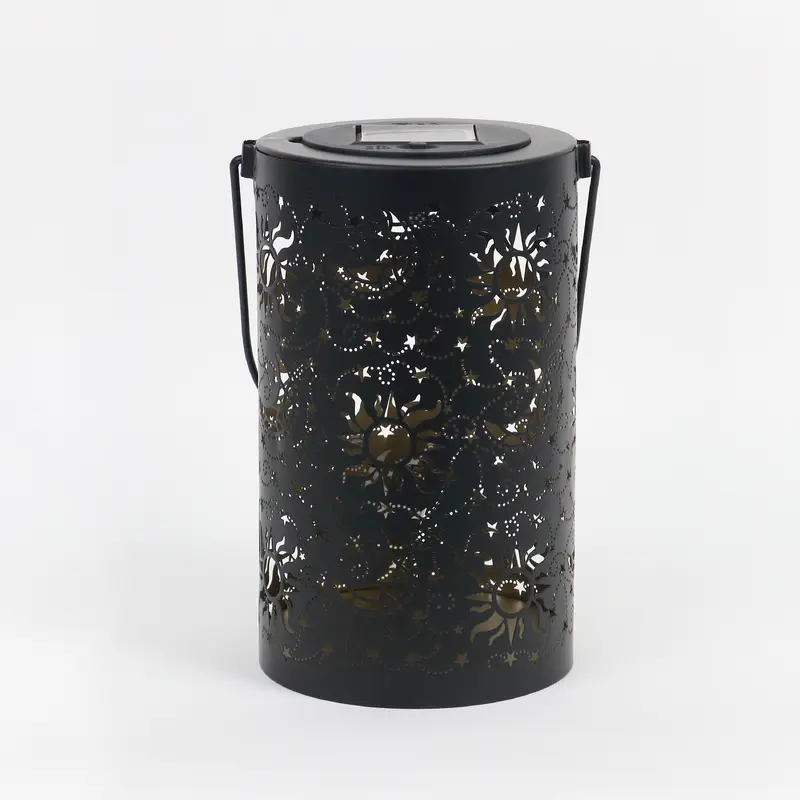 Plastic/ Iron Outdoor Solar Lanterns