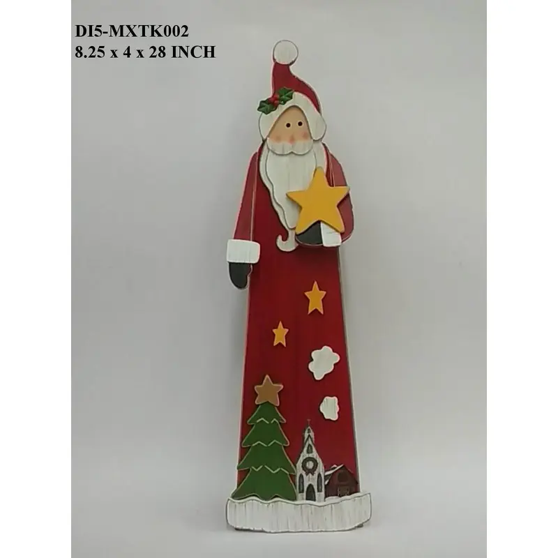 Wooden Woodland Santa