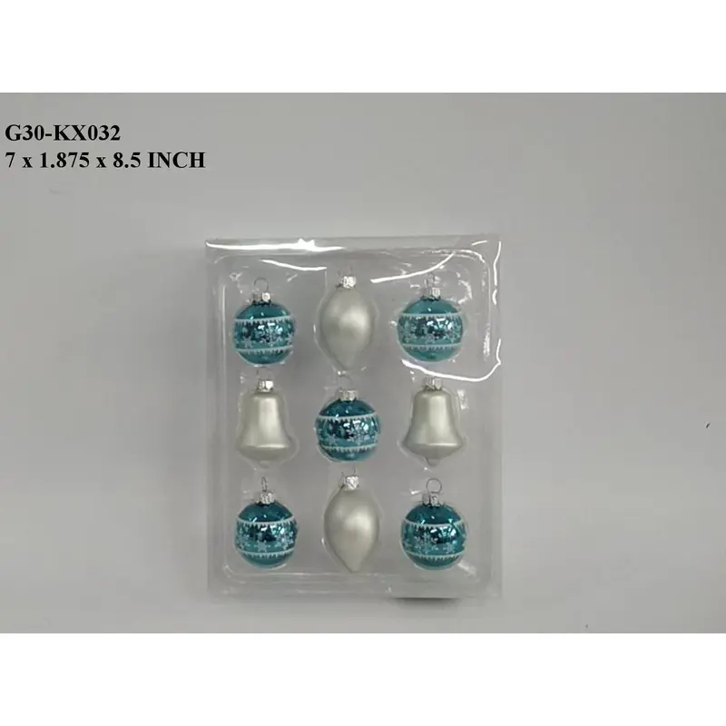 Shatterproof Ball/ Bell Boxed Orn