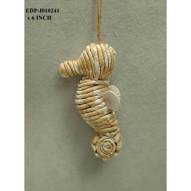 Paper Dyed Seahorse Orn