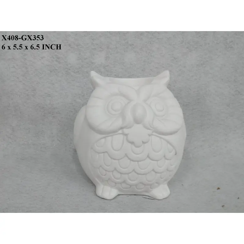 Polyresin Ivory Owl