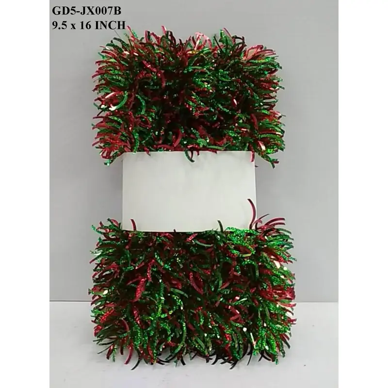 Tinsel Red/Green Garland
