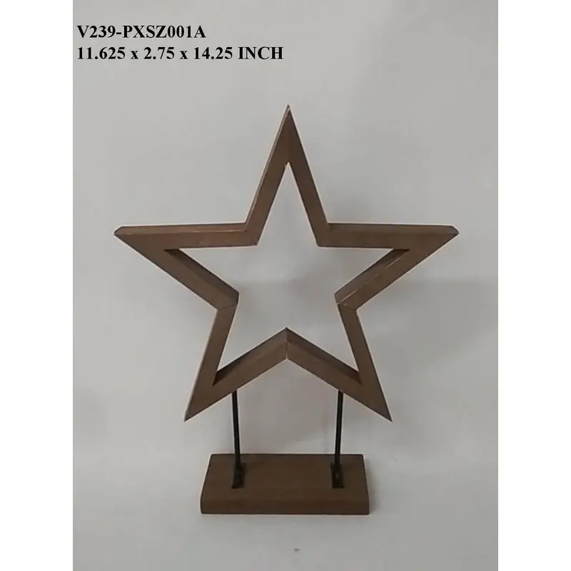 Wooden Star Table Top decor