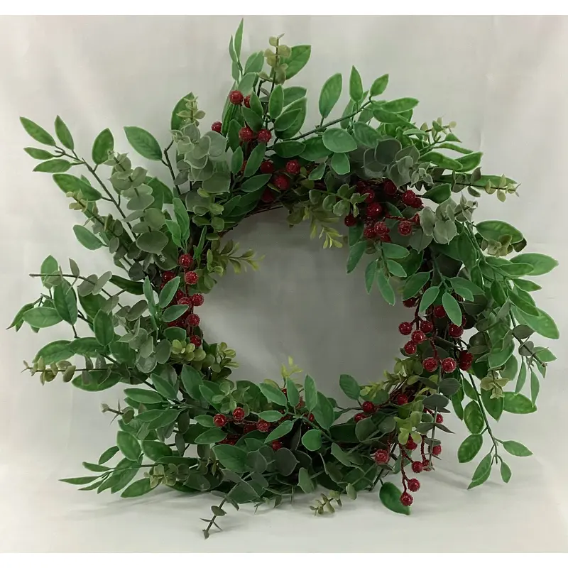 20dia. Wreath with berries