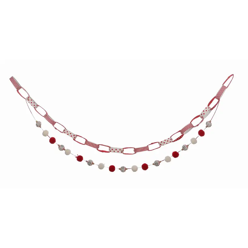 6 Feet Pompom Chain Garland