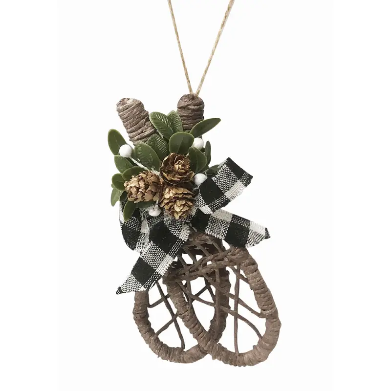 6" HT. Snowshoes DH Ornament