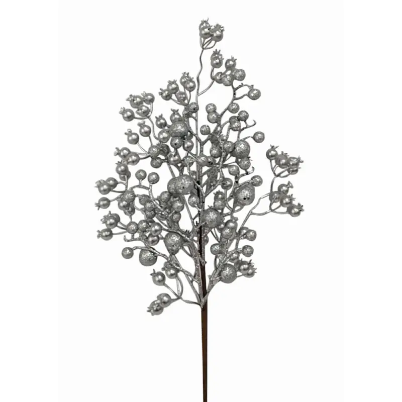 Silver Berry 28" Pick