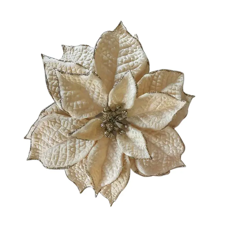 Traditional Sugar Brown Floral / Poinsettia