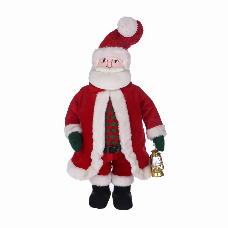 10 X 7 X 26"H SANTA HOLDING LAMP