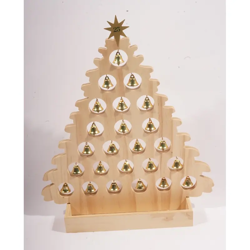Wooden Bell Tree Countdown