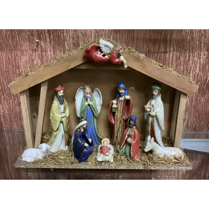 Xmas Ceramic Nativity Set