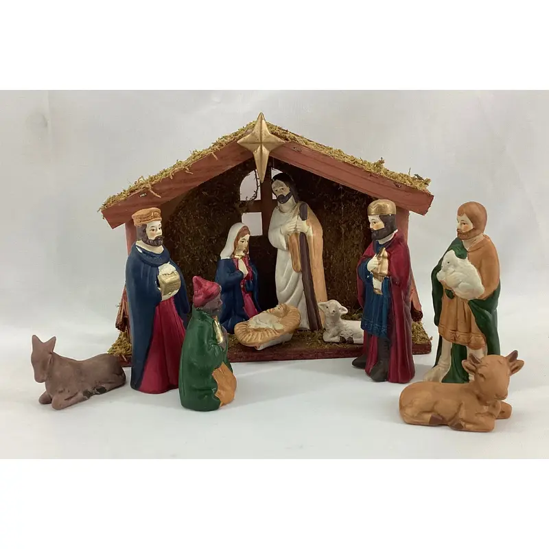 Xmas Nativity Set/11 Boxed