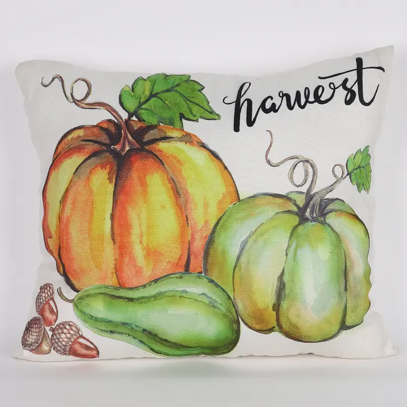 17 X 6 X 15"H HARVEST PUMPKINS PILLOW