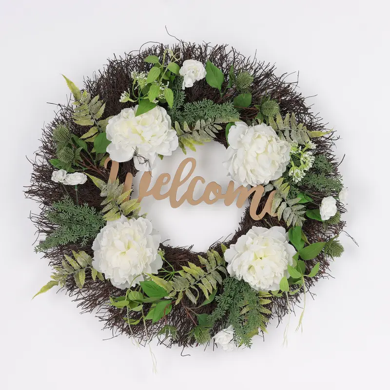 23 X 12 X 5"H ARTIFICIAL FLORAL WREATH