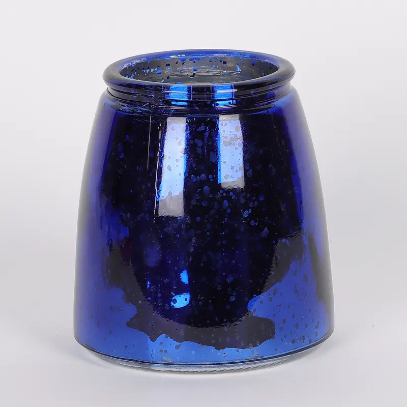 4.5 X 4.5 X 5"H BLUE GLASS HOLDER