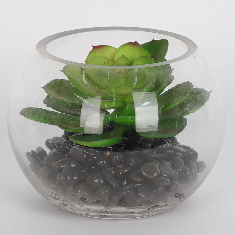5 X 5 X 4"H ARTIFICIAL SUCCULENT DECOR