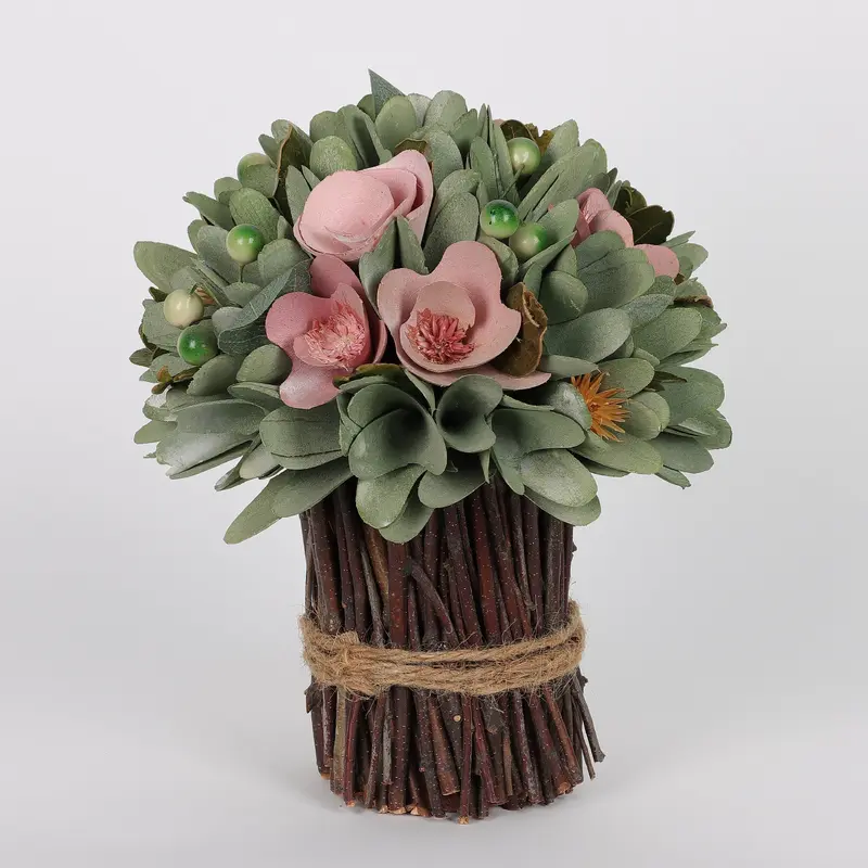 8 X 8 X 9"H  FLORAL TABLE DECOR