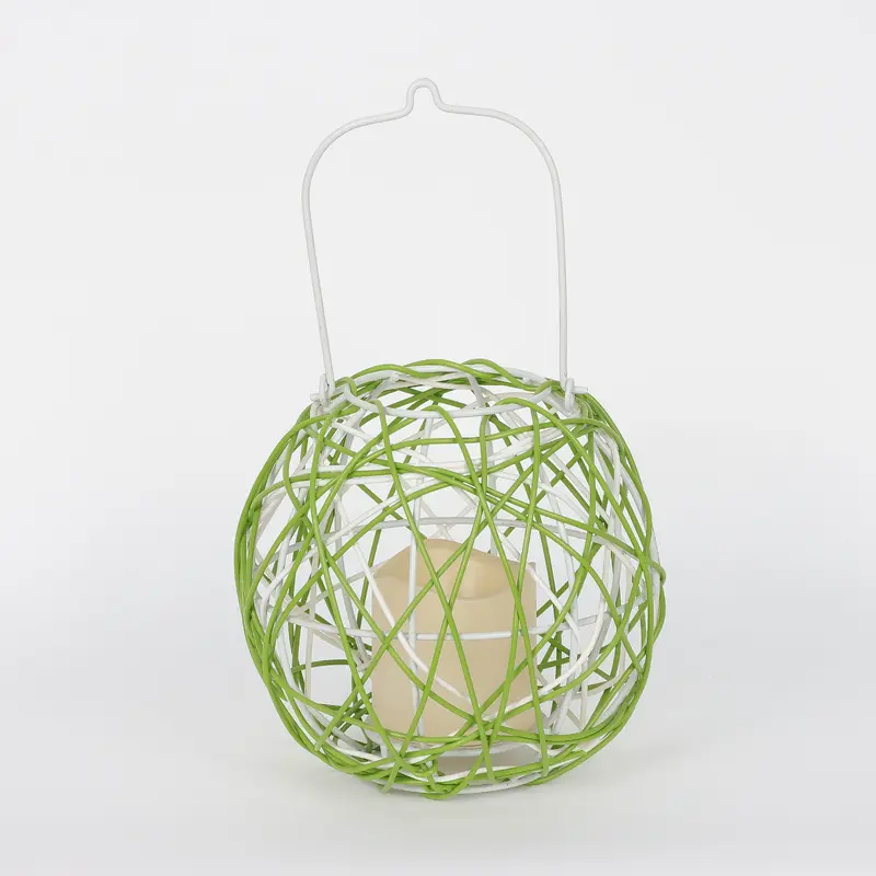 Spring Hanging Vine Ball with Candle