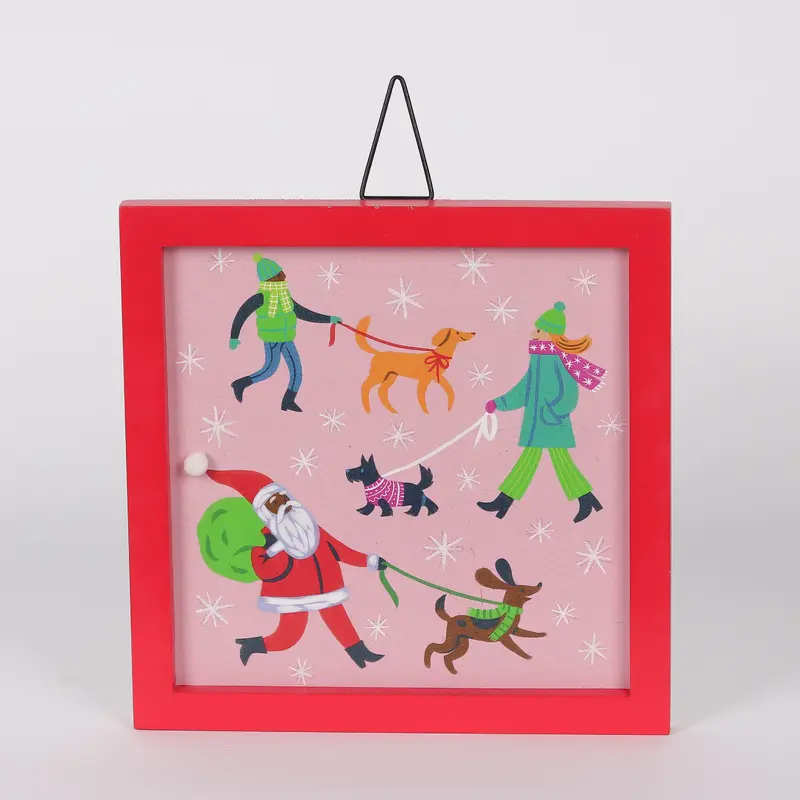 Xmas Hanging Wooden Decor