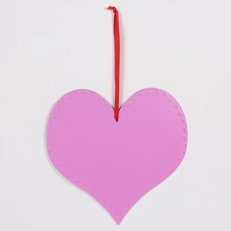 Valentines Hanging Pink Heart Decor